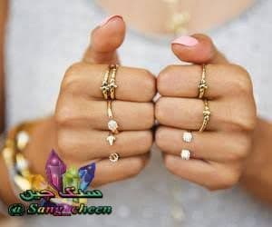 کدام انگشت برای کدام سنگ
