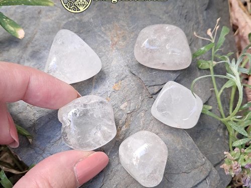سنگ کوارتز شفاف اصل تامبل