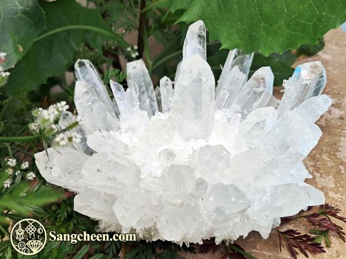 کلاستر کوارتز شفاف